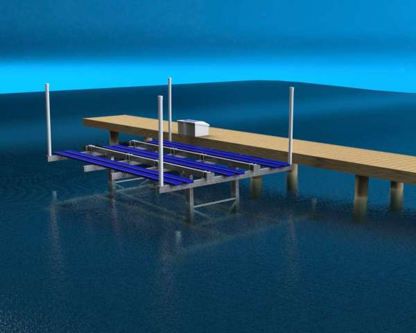 7800 LBS Capacity Tritoon Boat Lift - Image 2