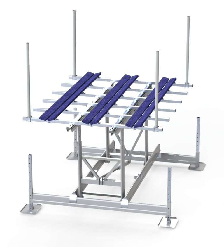 6700 LBS Capacity Tritoon Boat Lift