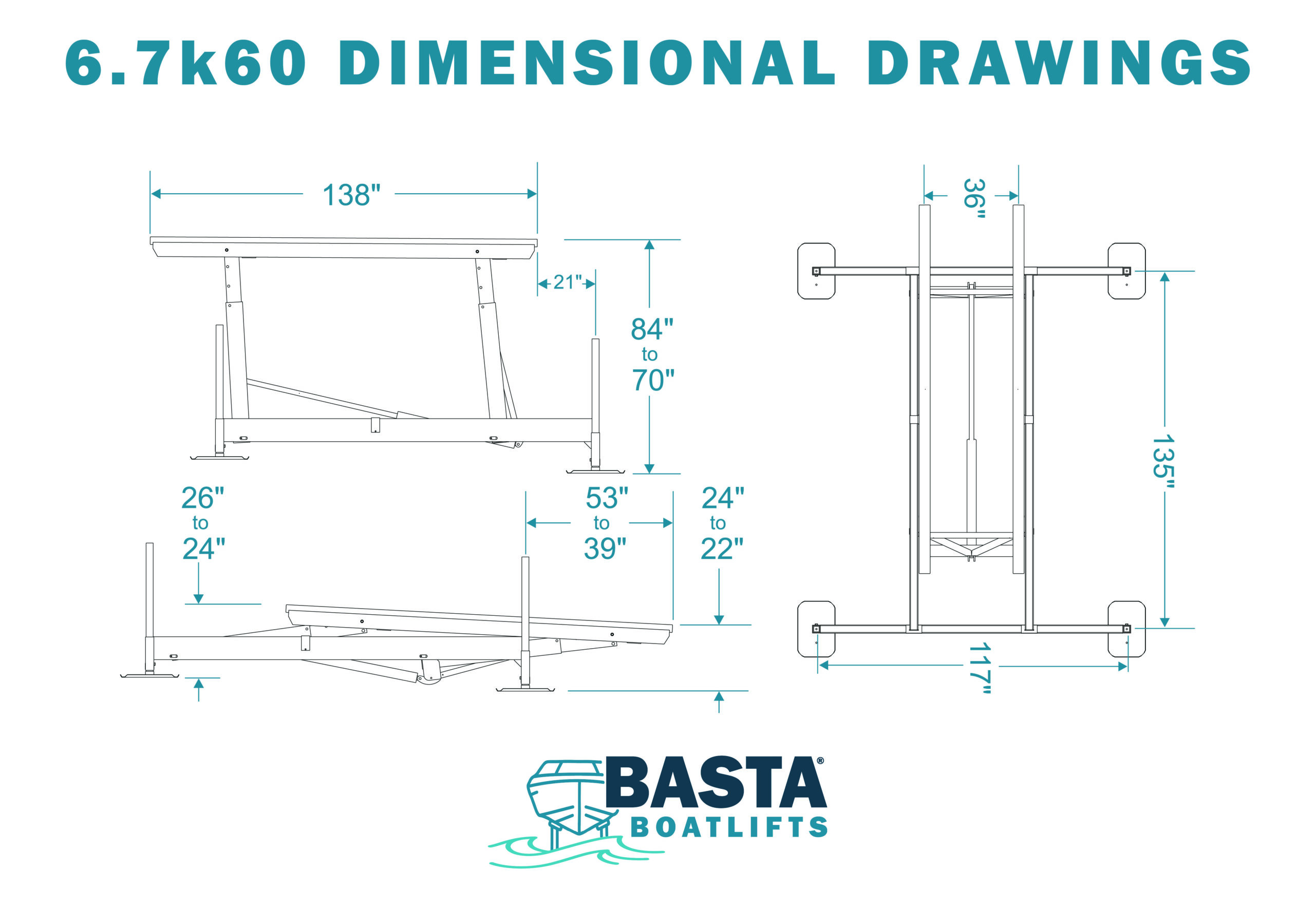 6700 LBS Capacity Boat Lift - Image 5